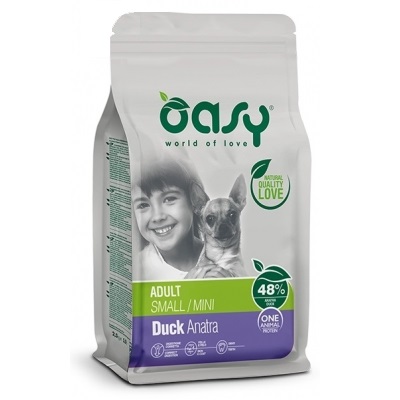 OASY CANE SMALL/MINI ADULT ANATRA 800GR