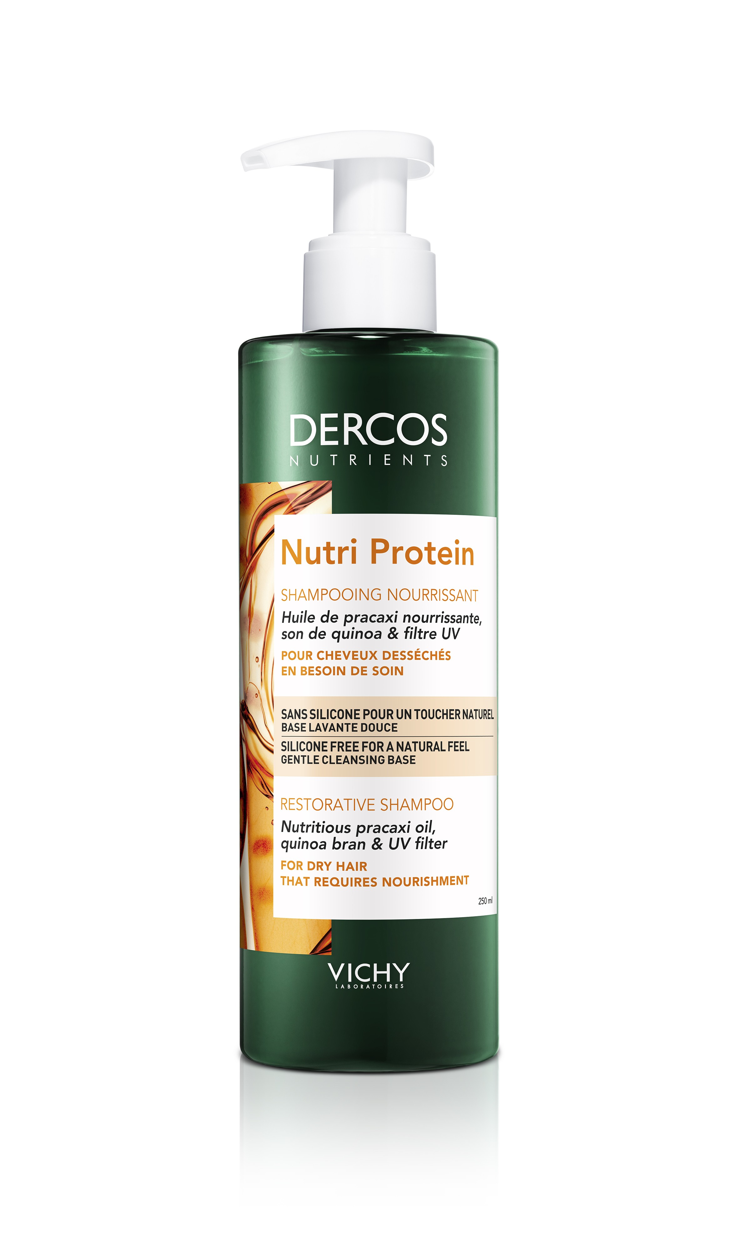 Vichy Dercos Nutrients Nutri Protein Shampoo Ristrutturante Capelli Secchi 250 mL