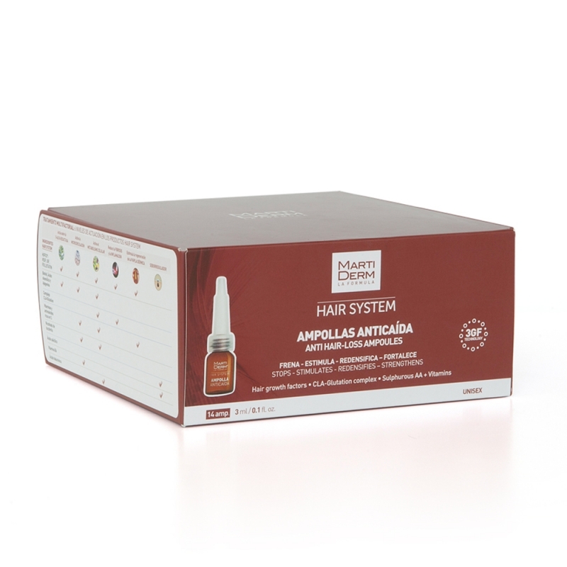 Martiderm - Hair System - Anticaduta - 14 fiale 