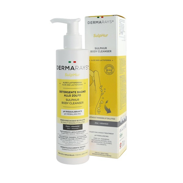 DERMARAYS SULPHUR DETERGENTE BAGNO ALLO ZOLFO 250ML
