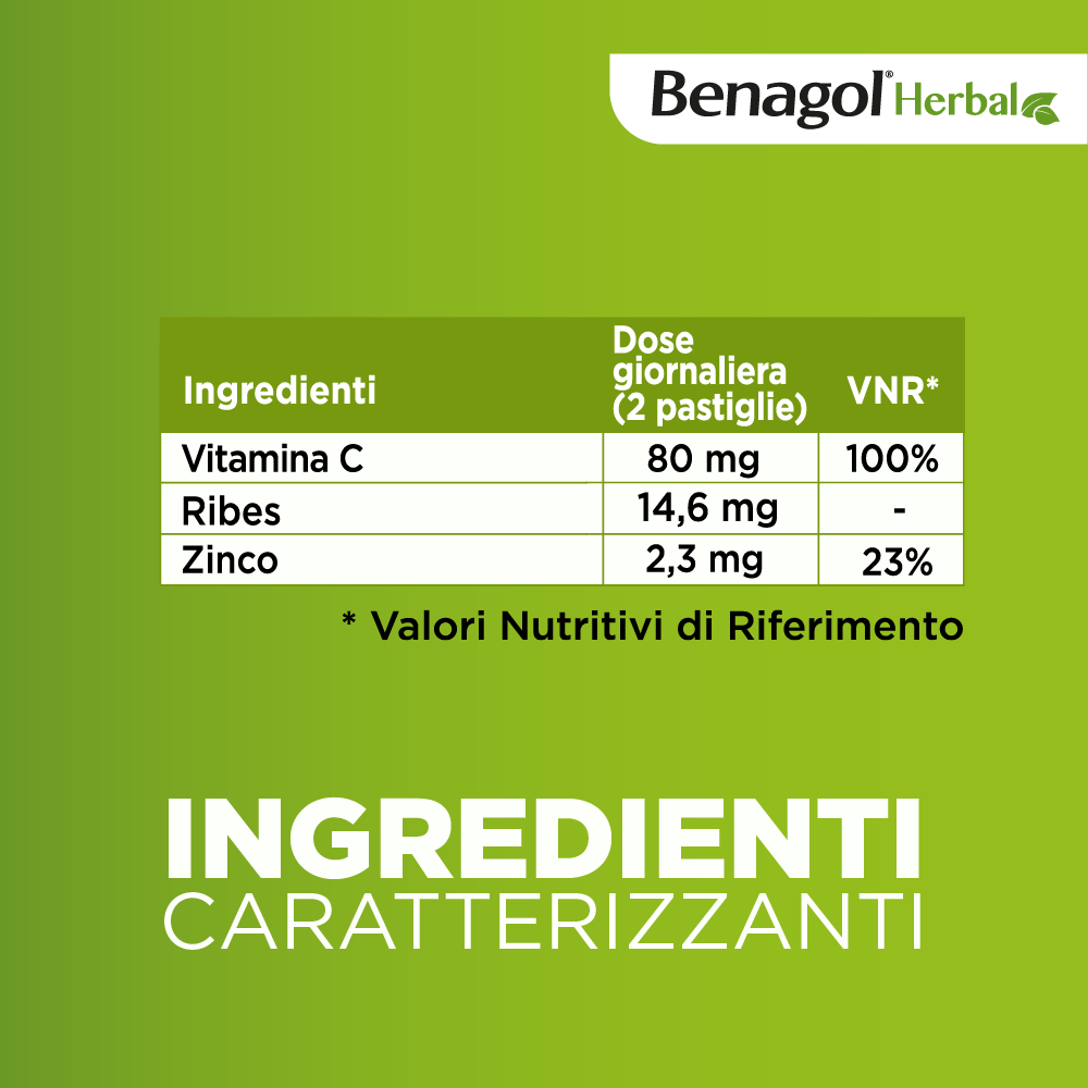 BENAGOL HERBAL MENTA E CILIEGIA 24 - NOVITA' pastiglie mal di gola