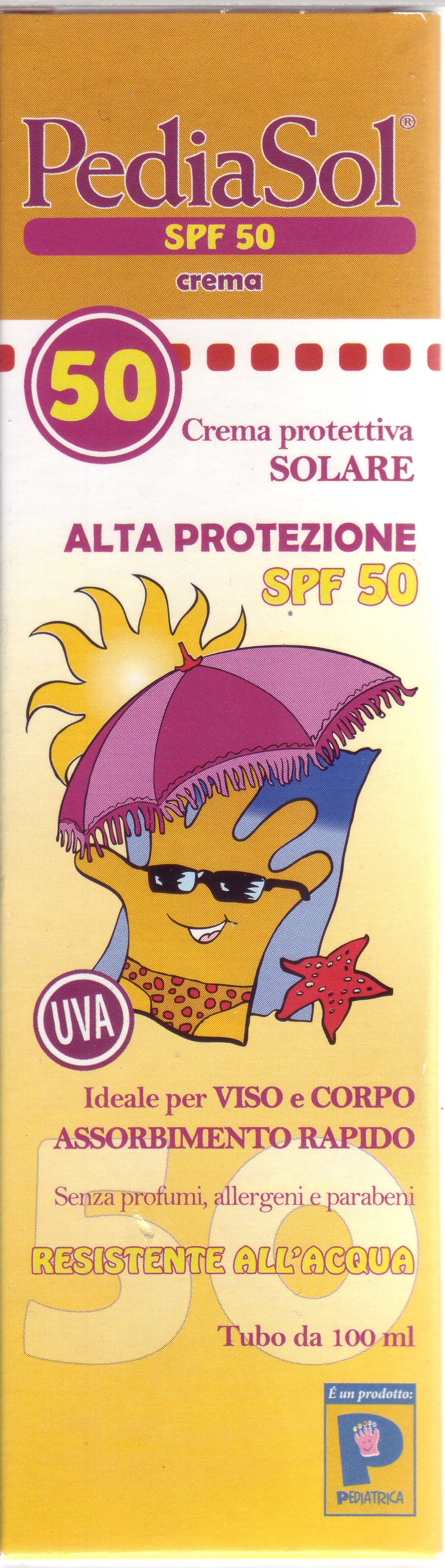 Pediasol Crema Solare SPF 50 Protezione Per Il Corpo 100 ml