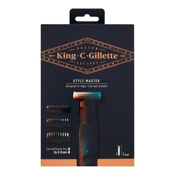 GILLETTE KING RASOIO STYLE MASTER