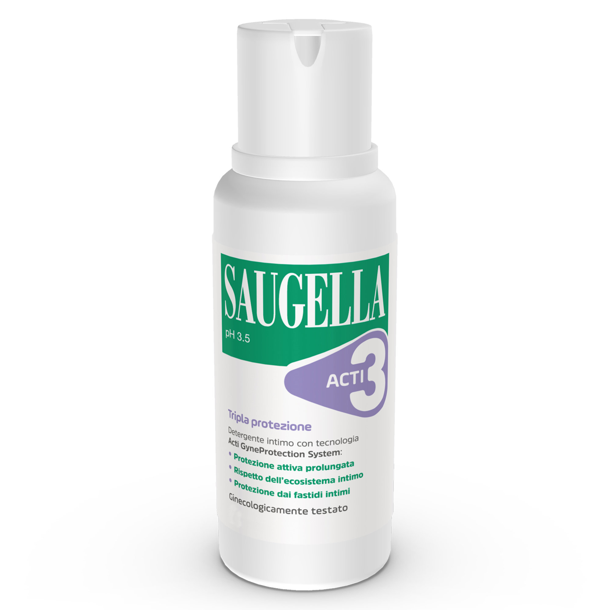 Saugella ACTI3 Detergente Intimo Tripla Protezione 500 mL