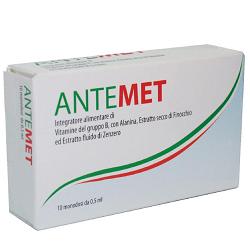 Antemet Strip Integratore 10 Flaconcini 5 ml