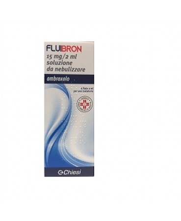 Fluibron Soluzione da Nebulizzare Aerosol 15 mg/2 ml Ambroxolo Cloridrato 6 Flaconcini
