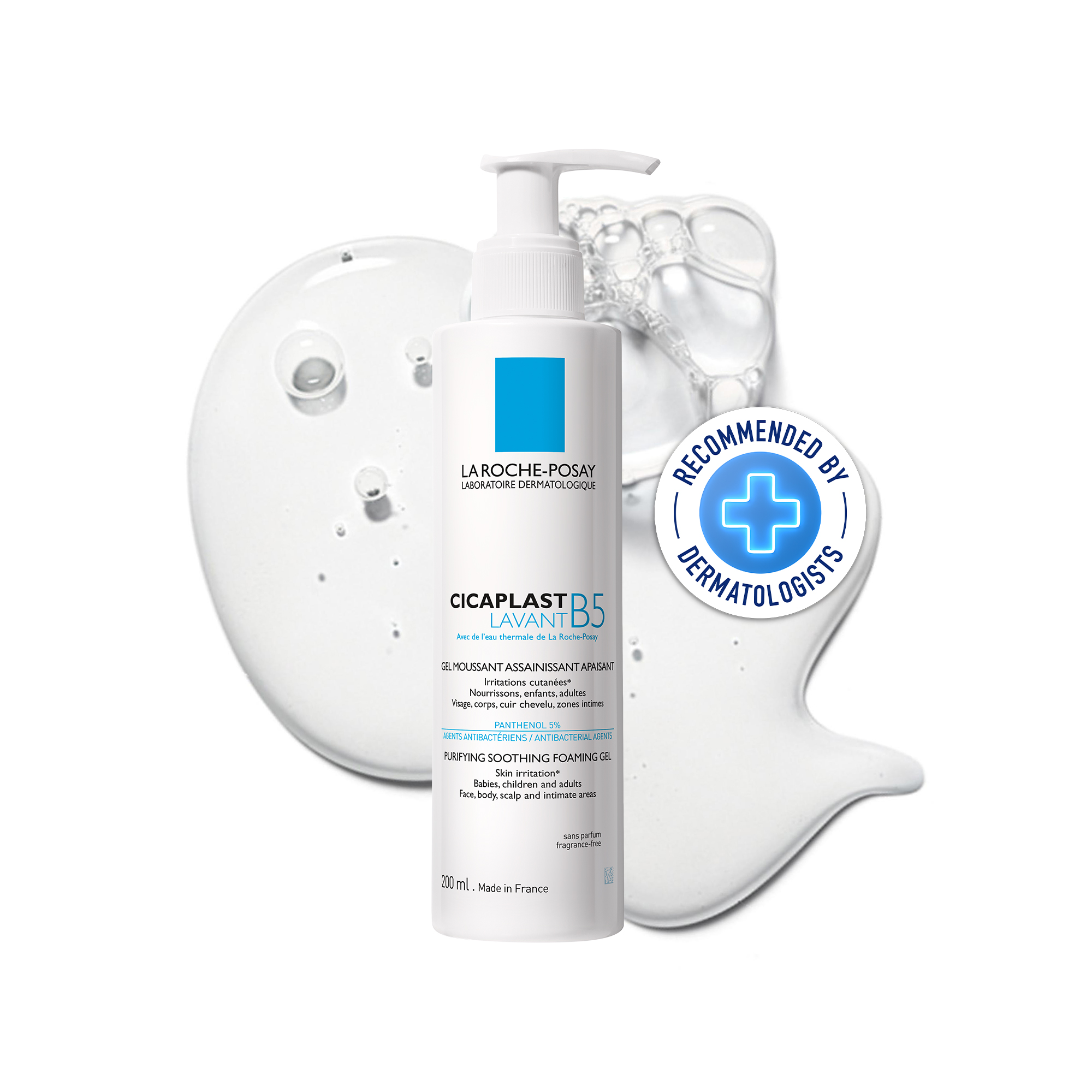 La Roche Posay Cicaplast - Lavant B5 Gel Detergente Purificante Lenitivo Per Pelle Secca 200 ml