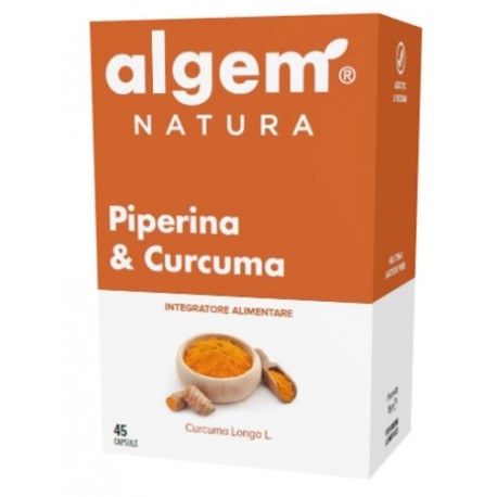 Piperina&Curcuma - Integratore antiossidante - 45 Capsule