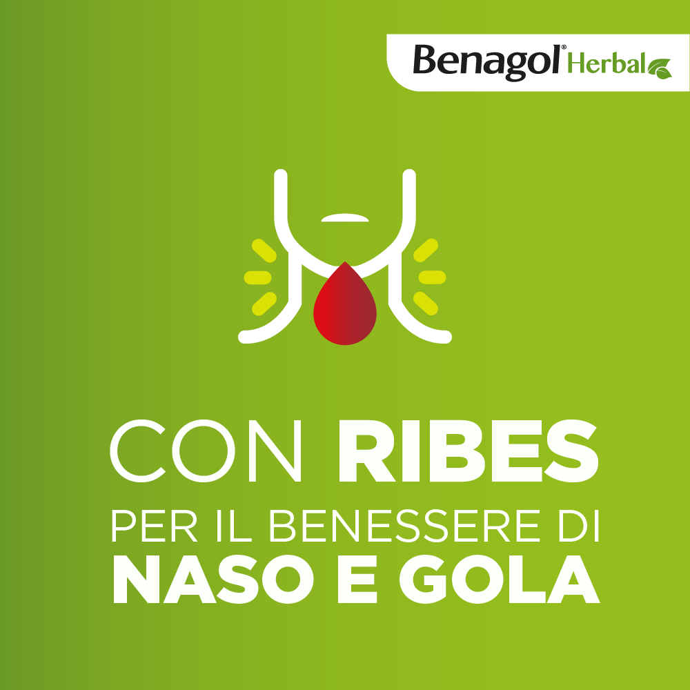 BENAGOL HERBAL MENTA E CILIEGIA 24 - NOVITA' pastiglie mal di gola