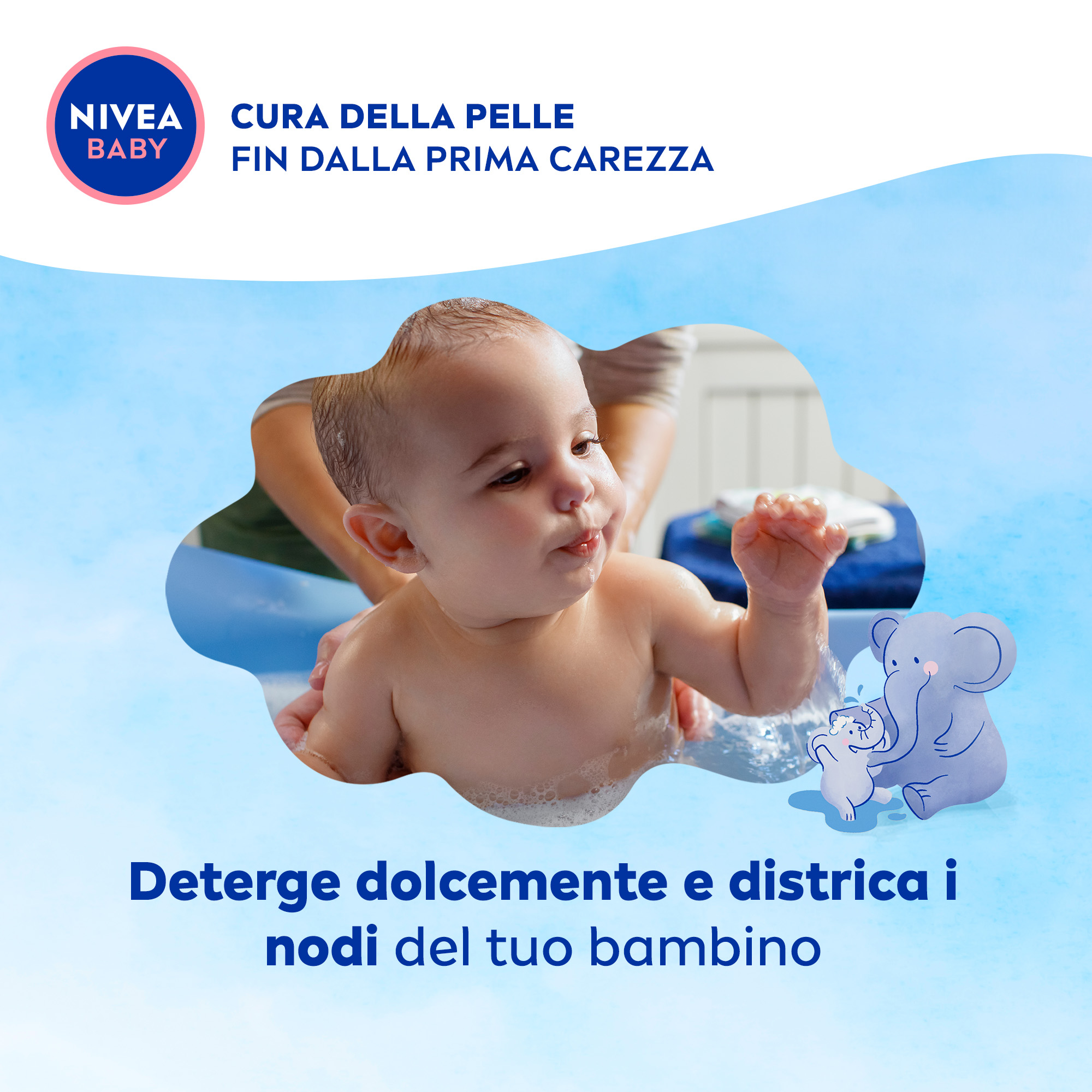 Nivea Baby Shampoo Delicato & Neutro 200 ml, Shampoo bambini per una detersione delicata no lacrime