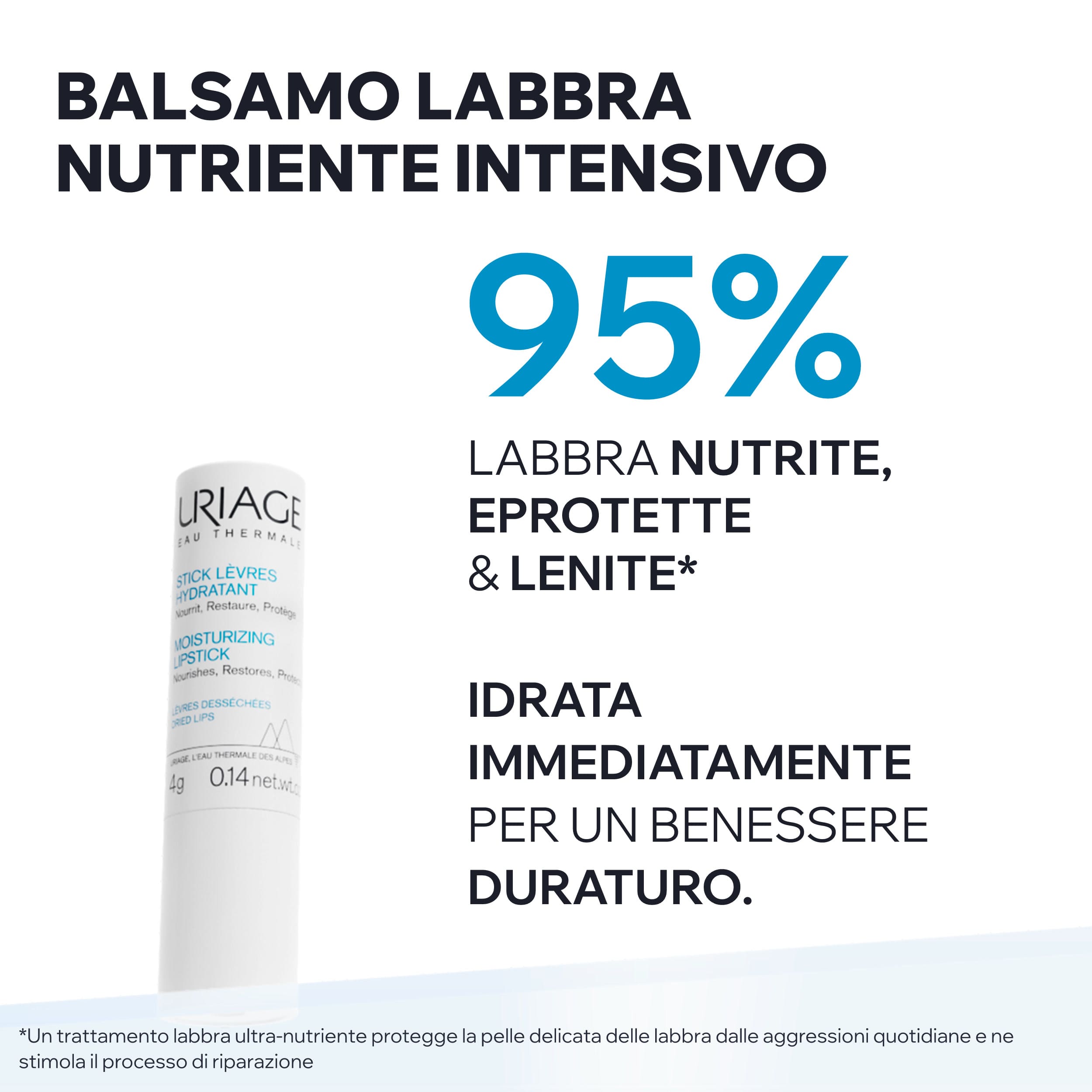 Uriage Eau Thermale - Stick Idratante Per Labbra Secche 4 g