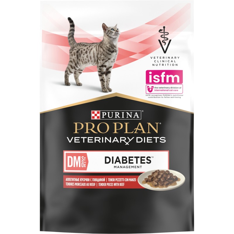 NESTLE' PURINA PRO PLAN GATTO DIET DM DIABETES MANAGEMENT MANZO 85GR (bustina)