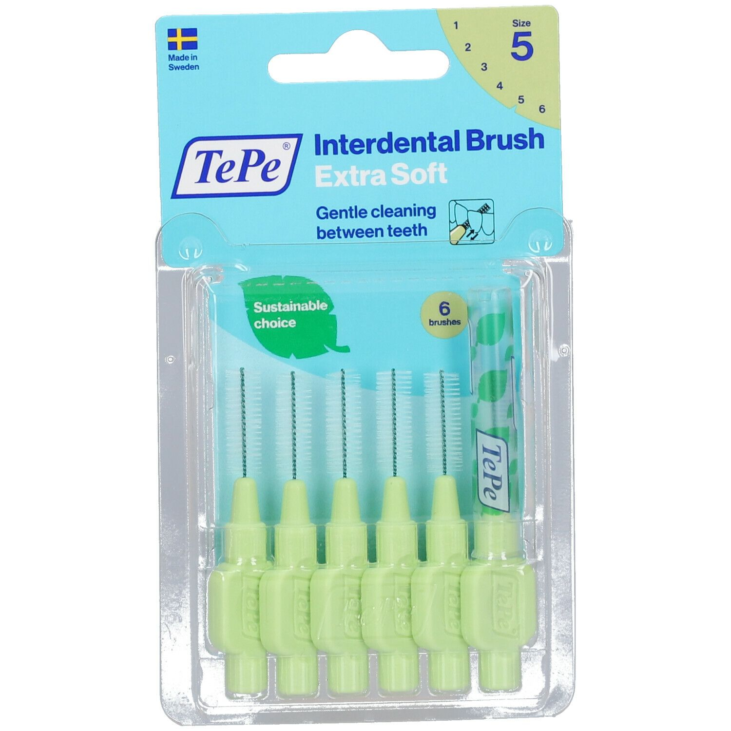 Tepe Scovolini X-Soft Verde 0,8 mm 6 Pezzi