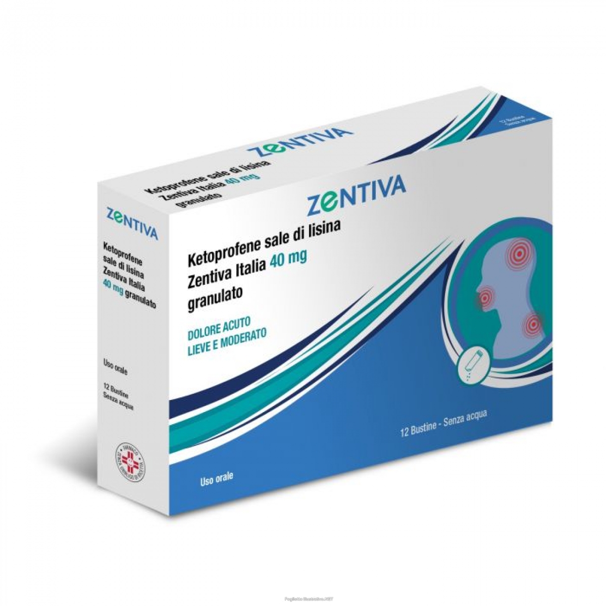 KETOPROFENE S LISINA ZENT*12BS