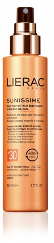Lierac Sunissime Latte Solare Corpo SPF 30 Antietà Globale 150 ml