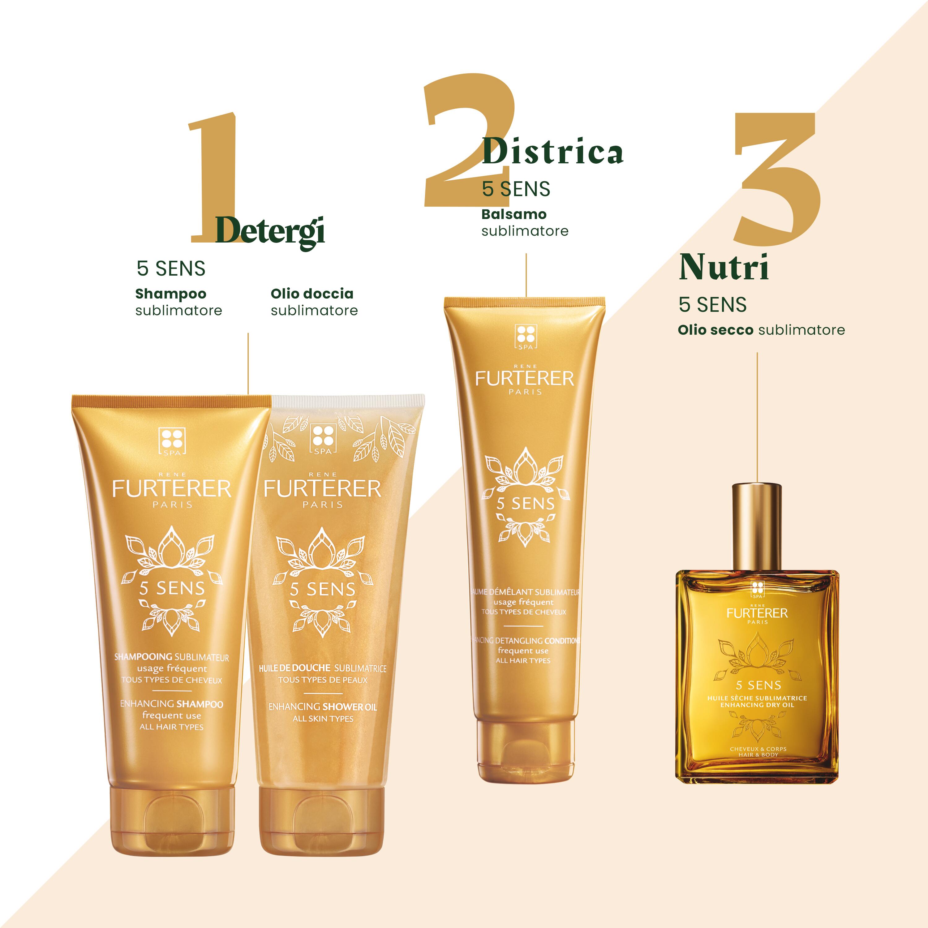 René Furterer 5 Sens - Olio Secco Sublimatore Corpo E Capelli 100 ml 