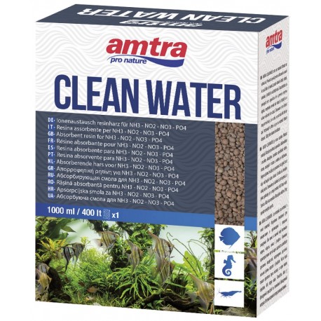 CROCI AMTRA SUBSTRATO CLEAN WATER RESINA ASSORBENTE NH3/NO2/NO3/PO4 1000ML