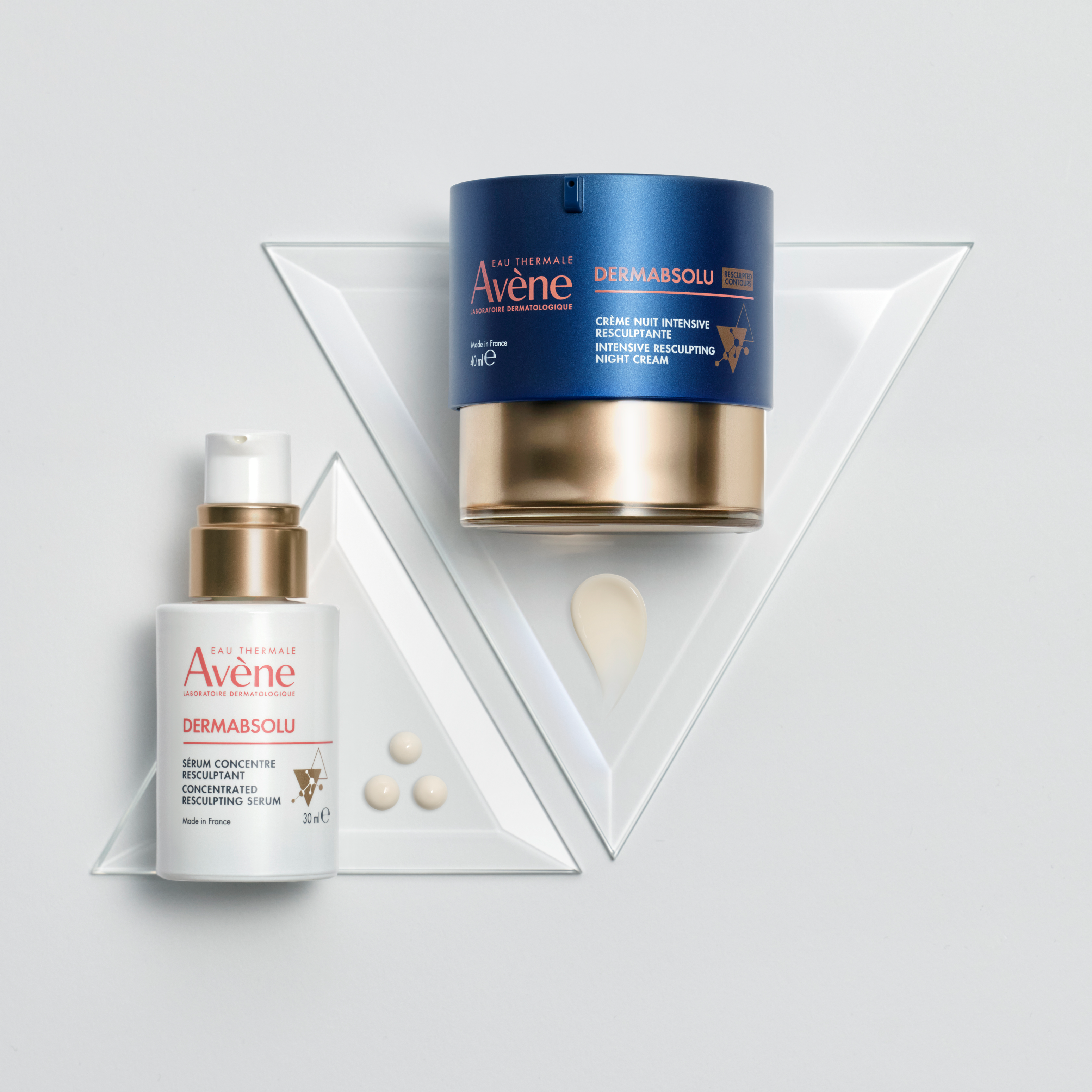 Eau Thermale Avène Dermabsolu Crema Notte Intensiva Rimodellante anti-età, 40ml