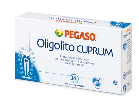 Pegaso Oligolito Cuprum Integratore 20 Fiale 2 ml