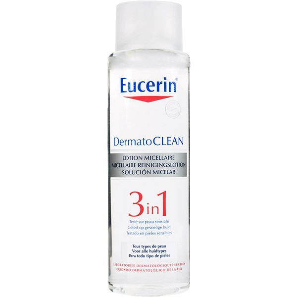Eucerin DermatoClean Lozione Struccante Micellare 3in1 Viso 400 ml