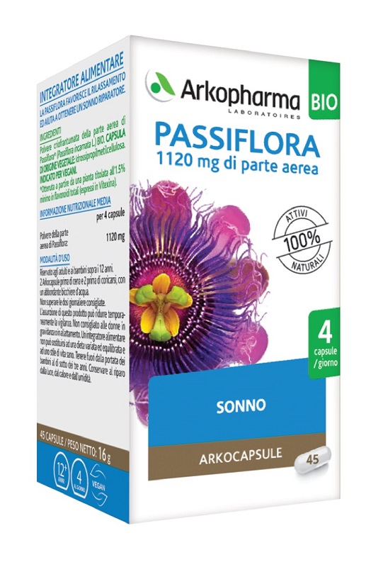 Arkocapsule Passiflora Integratore Alimentare 45 capsule