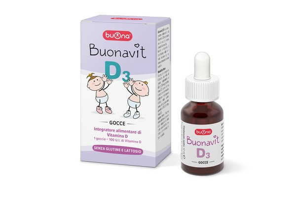 Buonavit D3 Integratore Di Vitamina D Per Ossa  Bambini Gocce 12 ml
