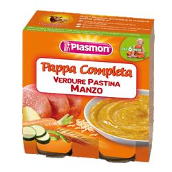 Plasmon Omogenizzato Manzo e Verdure 2 Vasetti da 80 g