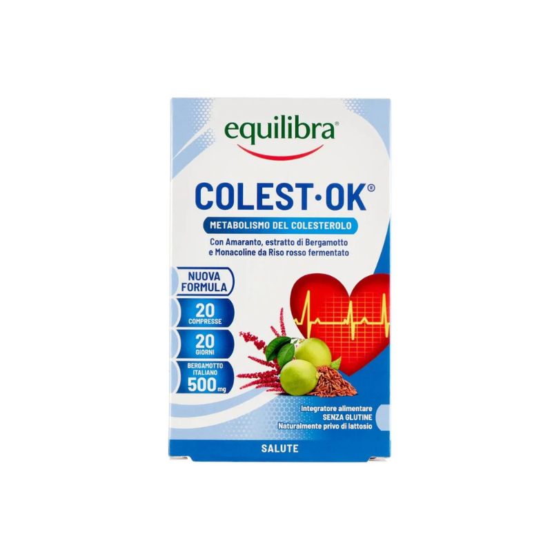Equilibra Colest Ok 20 Compresse - Integratore Per Il Metabolismo Del Colesterolo