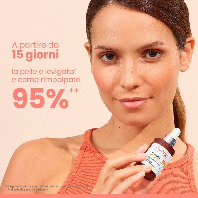 Eau Thermale Avène Vitamin Activ Cg Siero Correttore Luminosità, anti-età, 30ml 