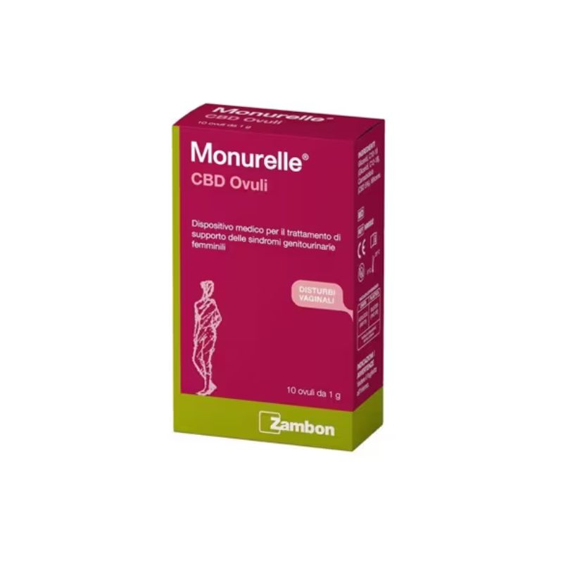 Monurelle CBD 10 Ovuli - Trattamento Per Le Sindromi Genitourinarie Femminili