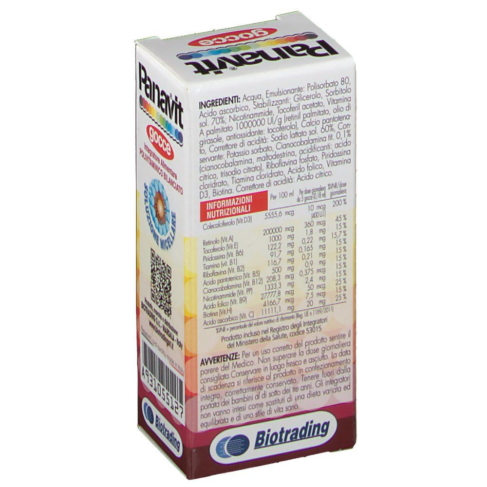 Panavit Integratore Gocce + Zinco 15 ml