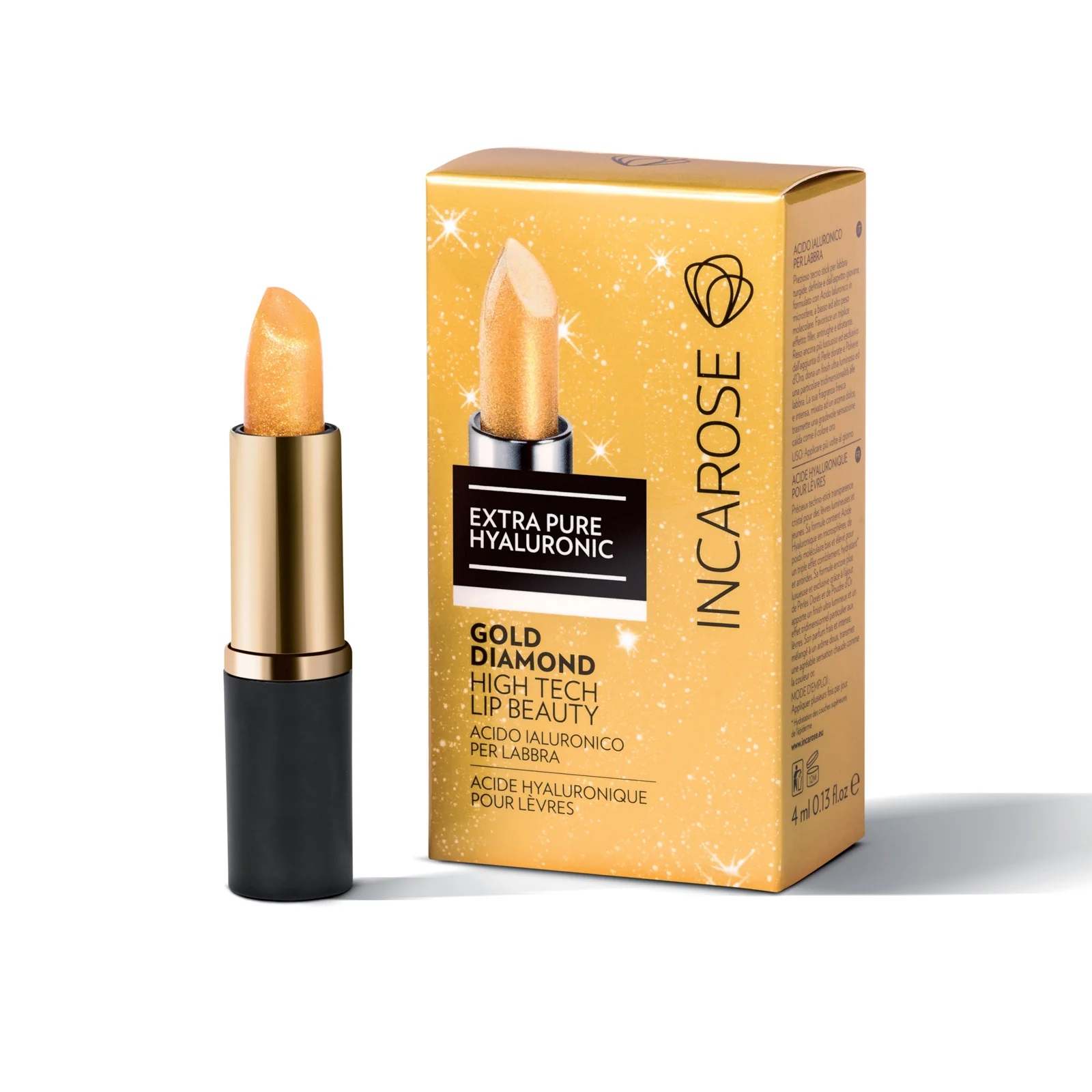 Incarose Extra Pure Hyaluronic Gold Diamond Stick Labbra 4 ml