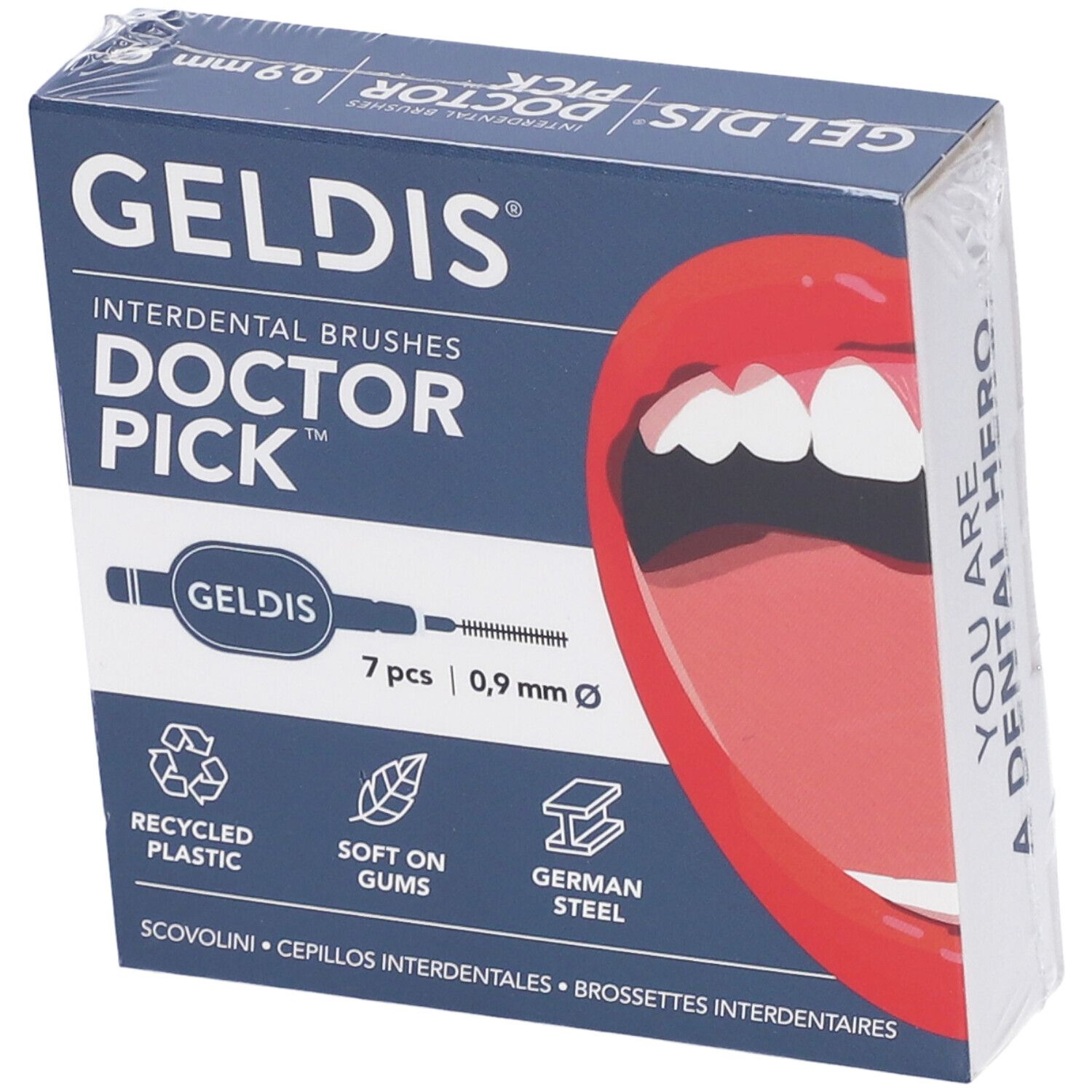 GELDIS Doctor Pick 0,9mm 7pz