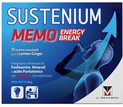 Sustenium Memo Energy Break Integratore Energetico 12 Bustine