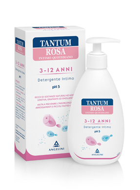 Tantum Rosa 3-12 anni pH 5 Detergente Intimo 200 ml