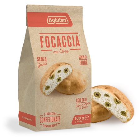 AGLUTEN Focaccina Olive 100g