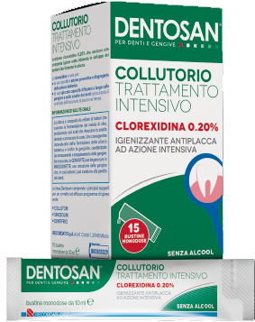 Dentosan Trattamento Intensivo Collutorio Monodose 0,20% 15 Bustine