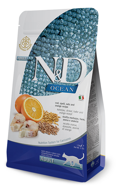 N&D OCEAN A CAT COD&OR 1,5KG