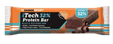 Named Sport ITech 32% Proteinbar Milky Chocolate Barretta Tecnica 60 g