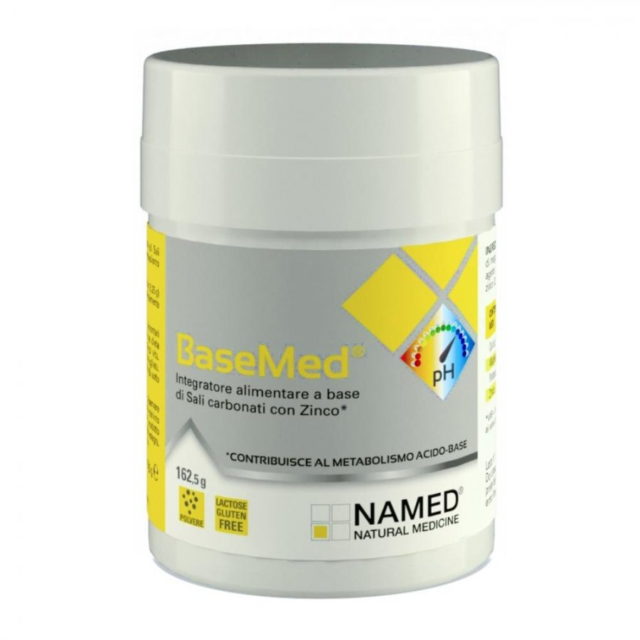Named Basemed Integratore con Sali Minerali Alcalinizzanti Polvere 162,5g