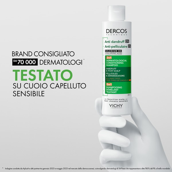 Vichy Dercos 2in1 Shampoo + Balsamo Anti-forfora DS? trattante dermatologico 200ml