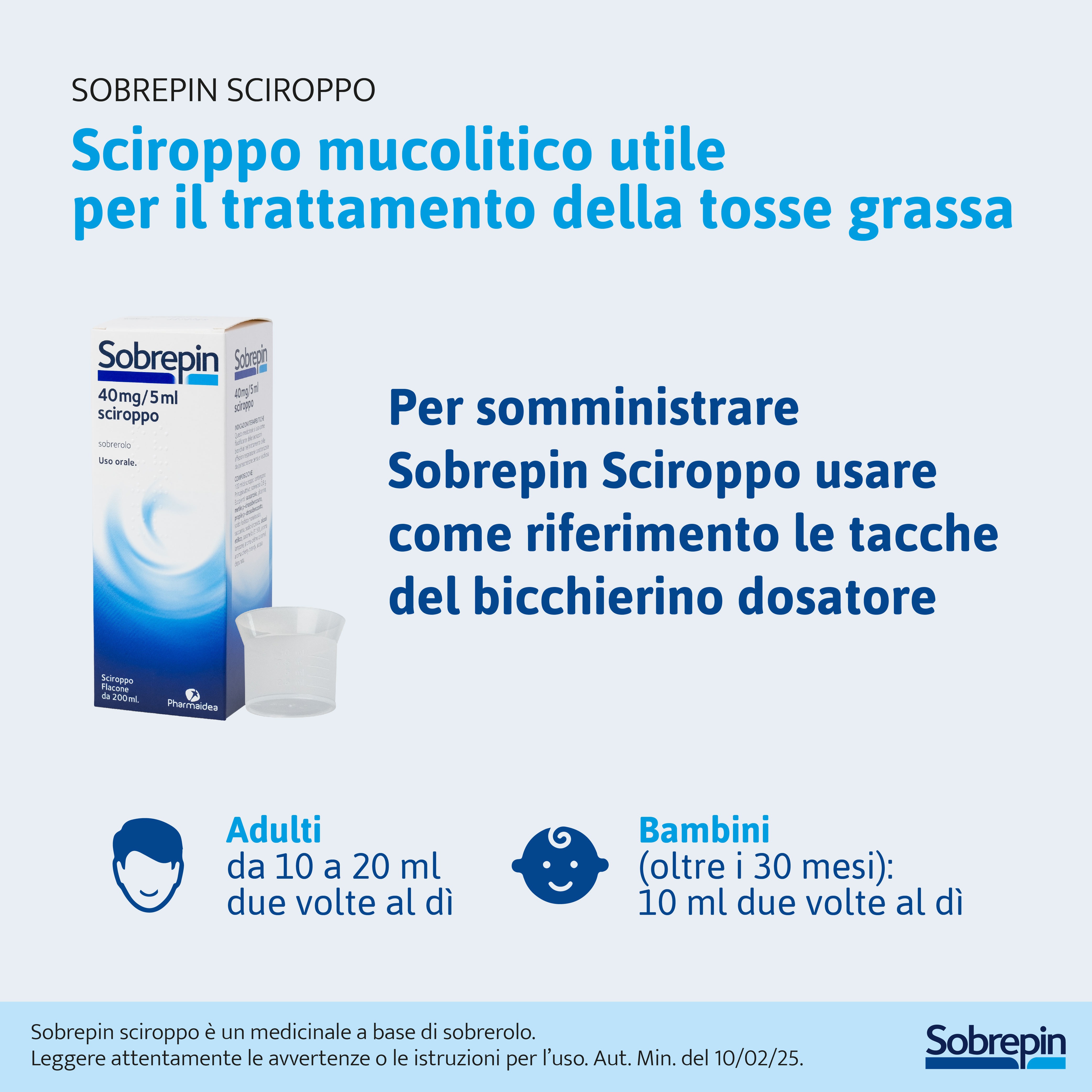 SOBREPIN MUCOLITICO TOSSE GRASSA SCIROPPO 200ML 0,8% 