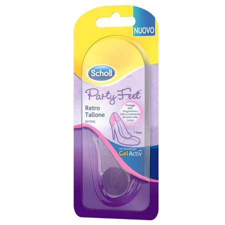 Scholl Party Feet Retro Tallone - Fascia in gel trasparente - 1 paio