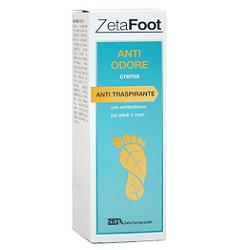 Zeta Footing Anti Odore Anti Traspirante Crema Antibatterica Per Mani E Piedi 50 ml