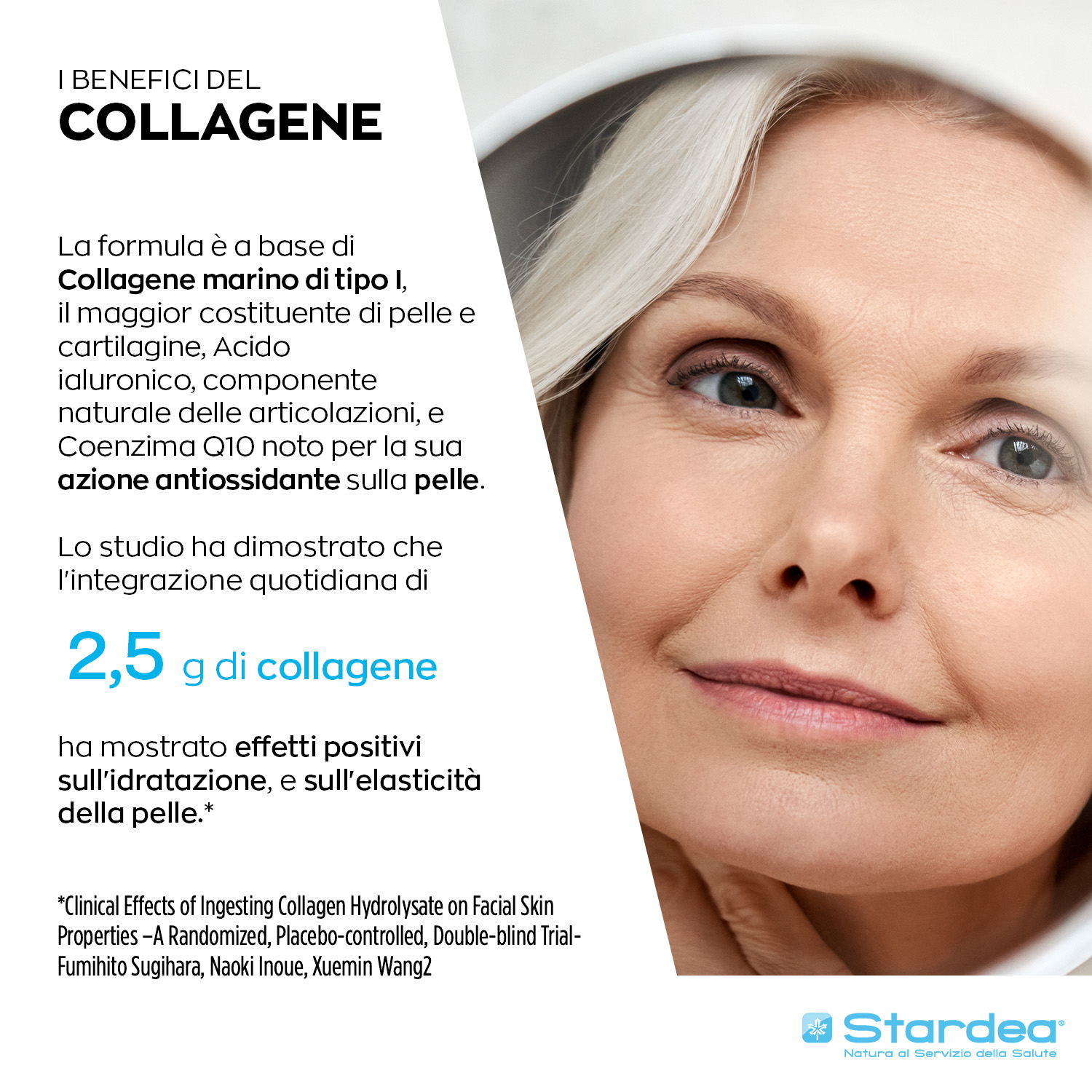 STARDEA ANTI-AGE  Compresse - INTEGRATORE ALIMENTARE COLLAGENE MARINO COENZIMA Q10 ACIDO IALURONICO