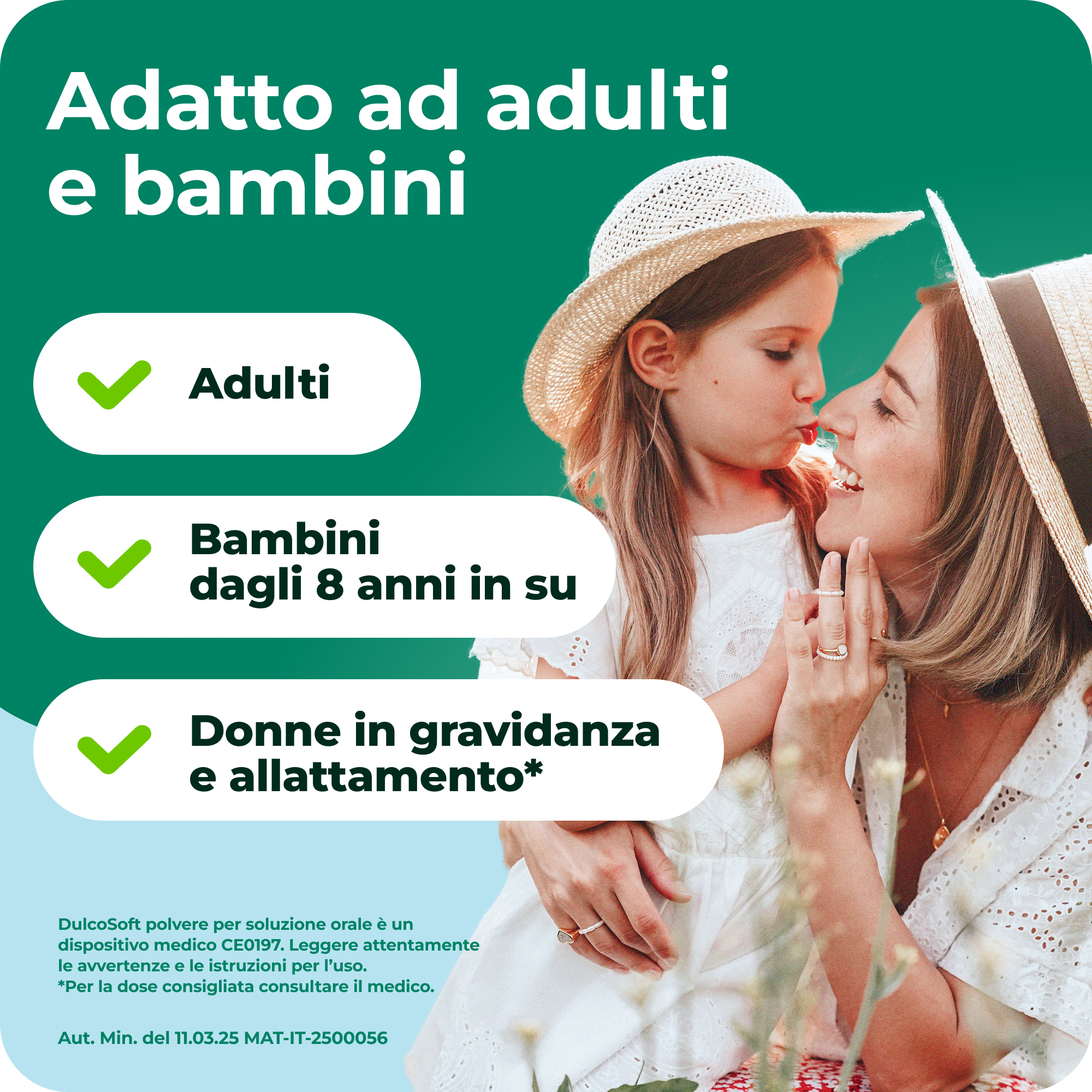 Dulcosoft, Dispositivo Medico, Feci Dure, Senza Glutine, Senza Zucchero, Macrogol 4000, 20 Bustine Predosate, Adulti, Bambini