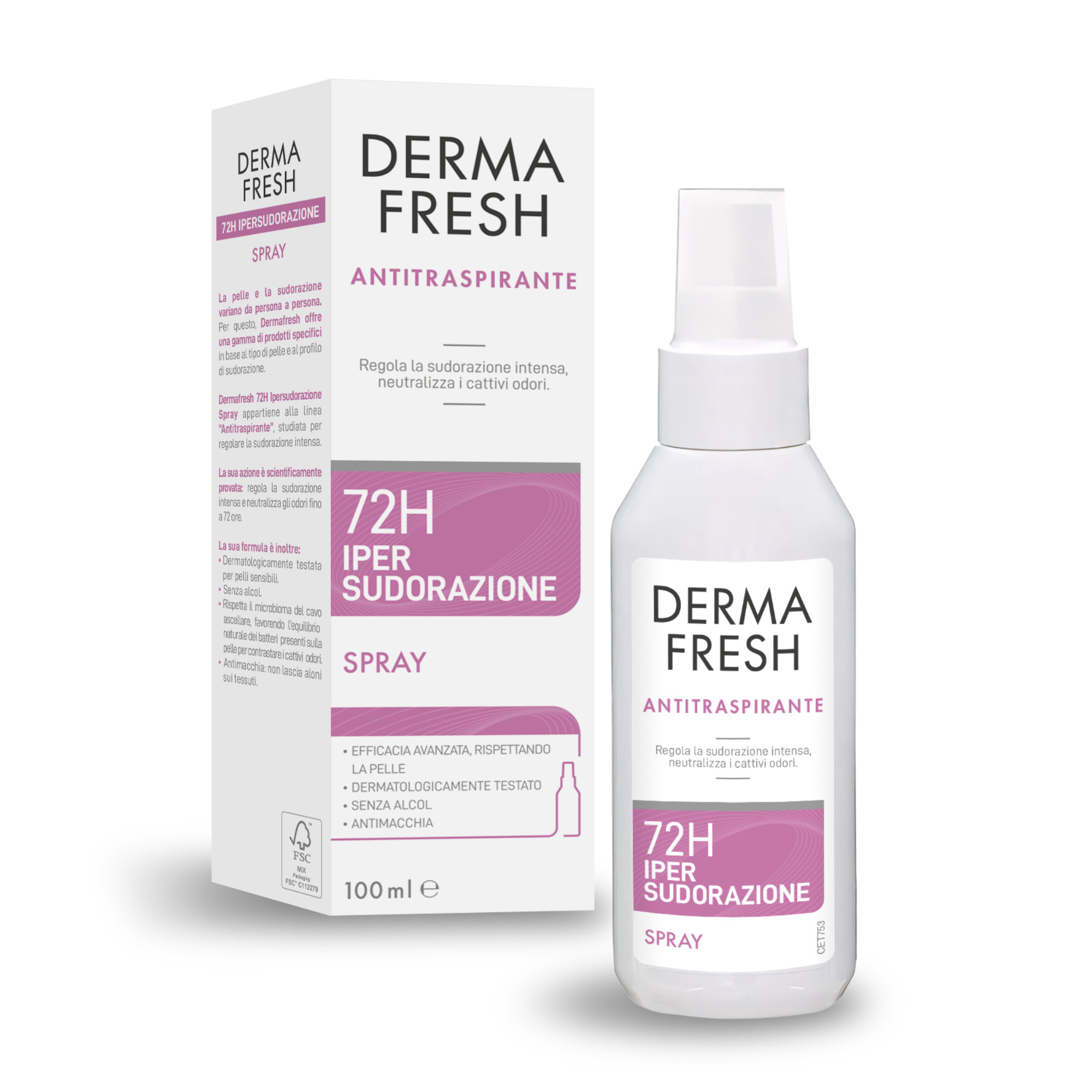 DERMAFRESH 72H IPERSUD SPRAY