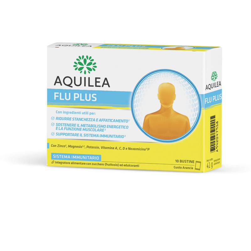 Aquilea Flu Plus supporto Sistema Immunitario 10 Bustine