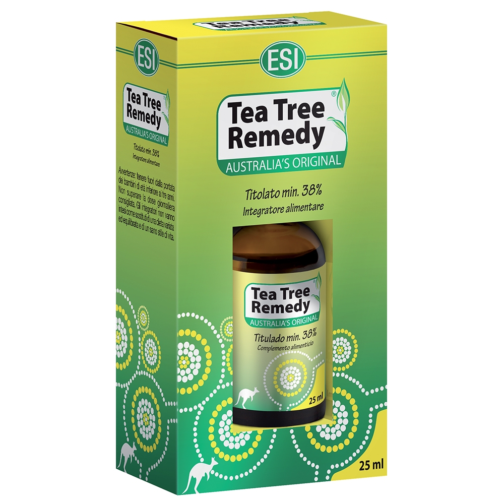 Tea Tree Remedy Oil Esi - Antisettico naturale puro al 100% - 25 ml