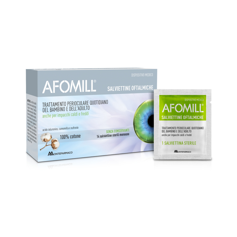 AFOMILL Salviettine Oft.14pz